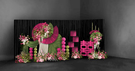 南洋风婚礼迎宾区