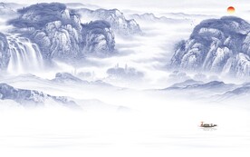 现代 大气山水新图 TIF分层