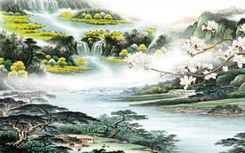 人气 高端清晰山水 TIF分层