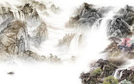 新款 简约高档山水 TiF分层