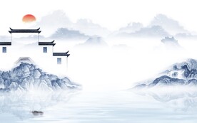 最新 高档现代山水 TIF分层