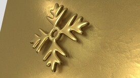 金色雪花