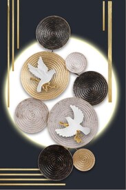 3D抽象几何形状玄关装饰画