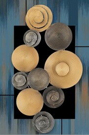 3D抽象几何形状玄关装饰画