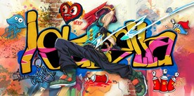 欧美风街头涂鸦餐饮酒吧背景墙