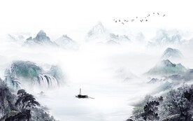 客厅 简奢高清山水 TiF分层