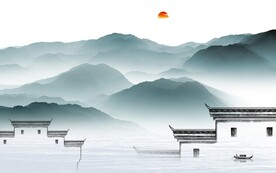 中式 简奢高清山水 TiF分层