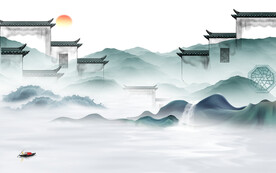 高雅 简奢高清山水 TiF分层