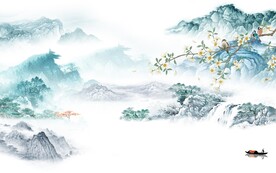 新款 中式高端山水 TiF分层