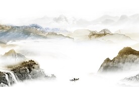 高端 人气中式山水 TIF分层