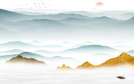 新传 高档意境山水 TiF分层