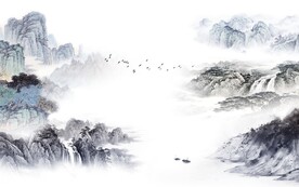 大气 高档意境山水 TiF分层