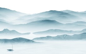 新款 中式新山水画 TIF分层