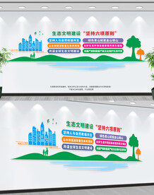 生态文明建设文化墙