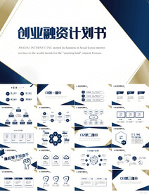 创业融资计划书商业计划书PPT