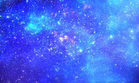 蓝色宇宙星空背景