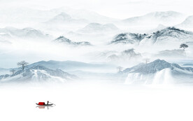 新款 简意中式山水 TIF分层