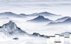 徽派 意境新传山水 TIF分层