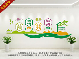 珍惜粮食文化墙