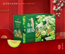 甜瓜包装 蜜瓜礼盒