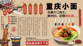 重庆小面背景墙