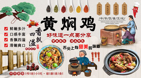 黄焖鸡背景墙