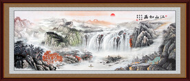 大厅山水画