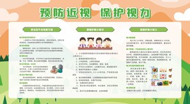 保护视力宣传栏展板