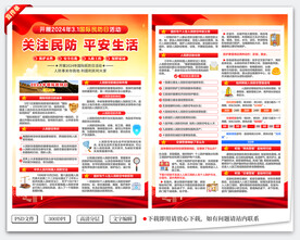 民防日宣传单