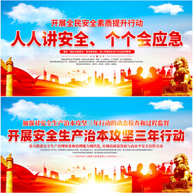 安全生产宣传展板