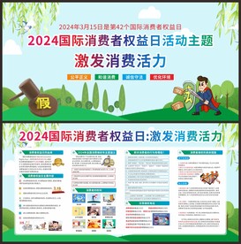 2024国际消费者权益日宣传栏