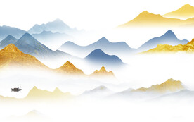 新品 新传中式山水 TIF分层