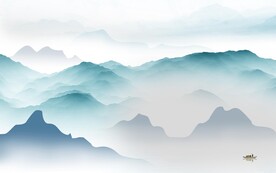 高雅 新传中式山水 TIF分层