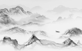 新款 灰色人气山水 TiF分层