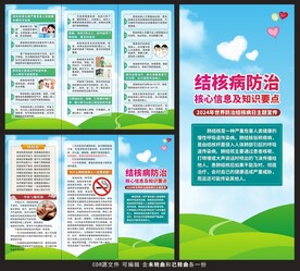 2024世界防治结核病日三折页