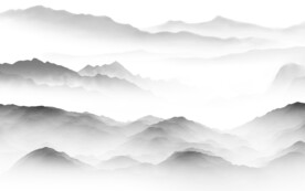 最新 灰色中式山水 TiF分层