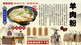 羊肉粉背景墙