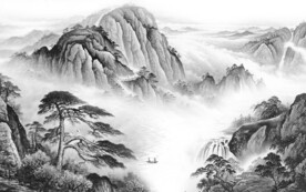 高雅 灰色新传山水 TiF分层