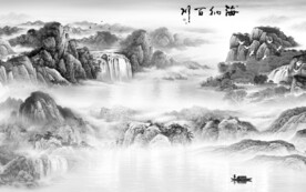 高清 灰色新传山水 TiF分层