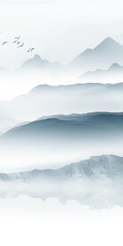 高雅 高档山水玄关 TIF分层