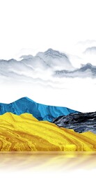 现代 新意境玄关画 TiF分层