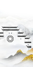 客厅 新山水画玄关 TiF分层