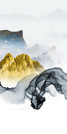 最新 爆款山水玄关 TiF分层