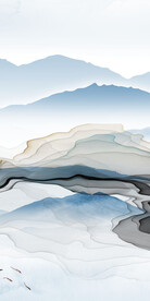 新款 新山水画玄关 TiF分层