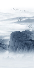 淡雅 新山水画玄关 TiF分层