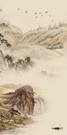 现代 中式高档玄关 Tif分层