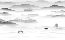 新传 灰色清晰山水 TiF分层