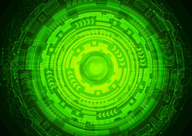 区块链大数据AI科技线条智能