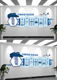 企业简介宣传展板办公室文化墙