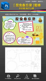 昆虫备忘录手抄报小报